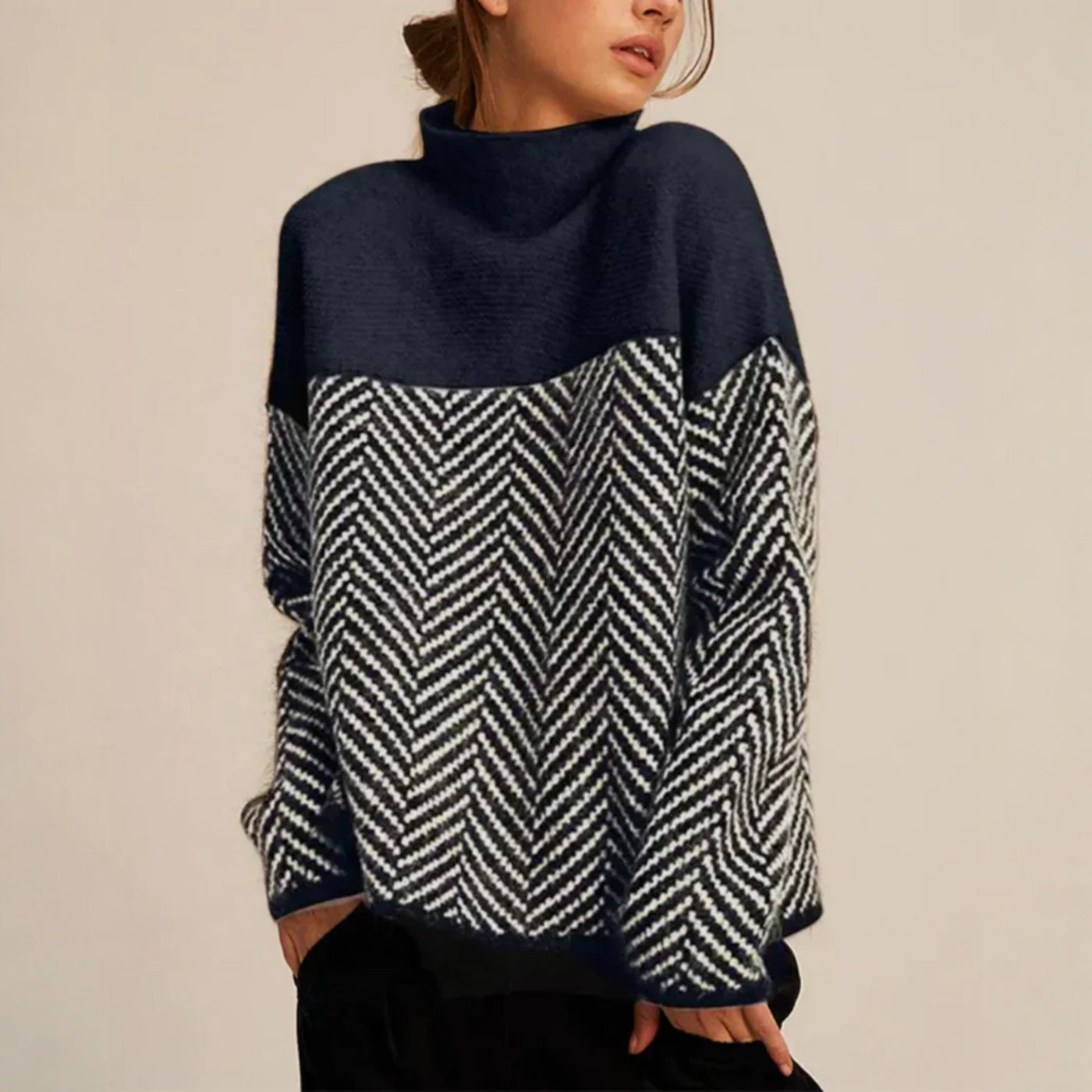 Norah | Cotton Turtleneck Sweater