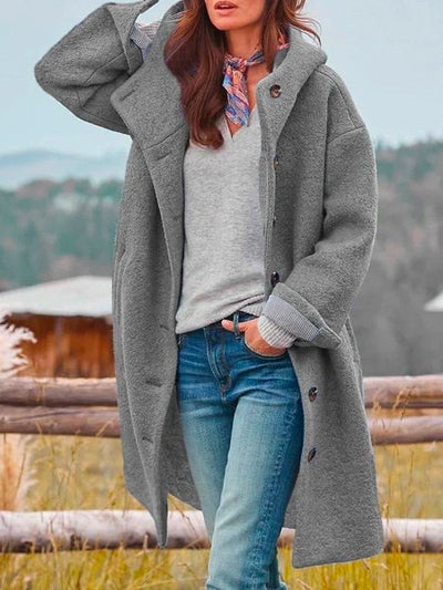 Audrey | Cozy Button-Up Outdoor Jacket